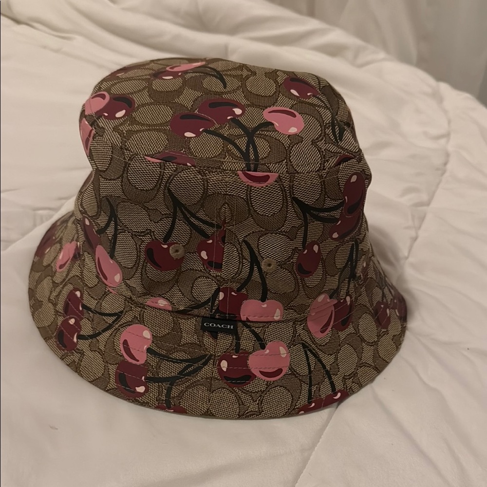 Coach Cherry Print Bucket Hat
